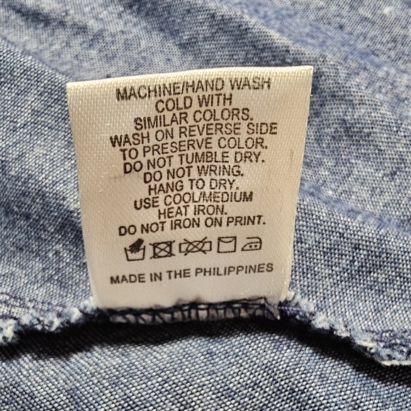 Forme Large Navy Blue Cotton Cold Off The Shoulder Spaghetti Summer Shor… - Picture 10 of 11